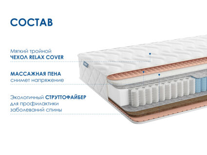 Матрас Димакс Relmas Solid 3Zone уцененный 22