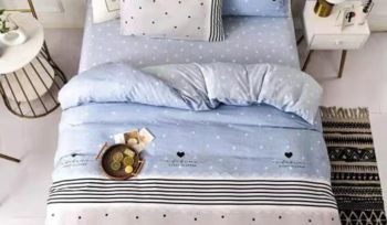 Комплект постельного белья голубое Tango DF01-231 / DF03-231
