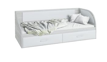 Кровать односпальная Sontelle Кэлми Ренли с ящиком Винтер + Белый